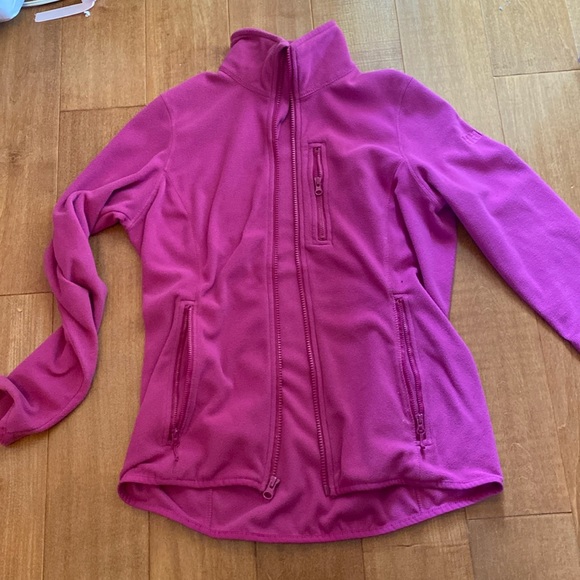 Small Fleece Helly Hansen Hot Pink Zip Up - Picture 1 of 1